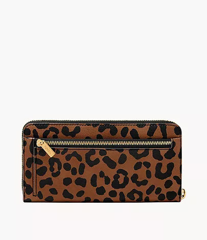 Fossil - Logan Zip Leopard