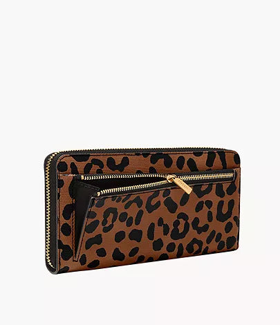 Fossil - Logan Zip Leopard