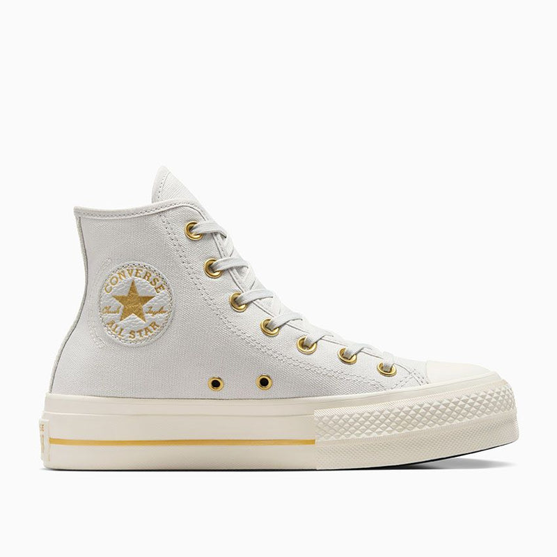 Converse - Chuck Taylor All Star Lift Hi Barely Grey/Gold