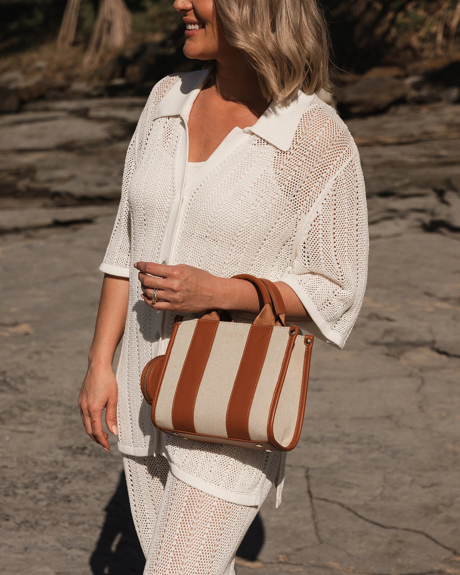 Louenhide - Manhattan Mini Tote Tan