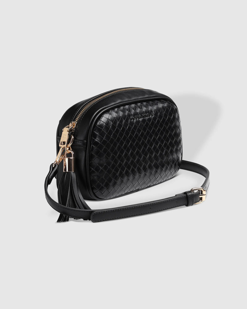 Louenhide - Jacinta Woven Crossbody Black