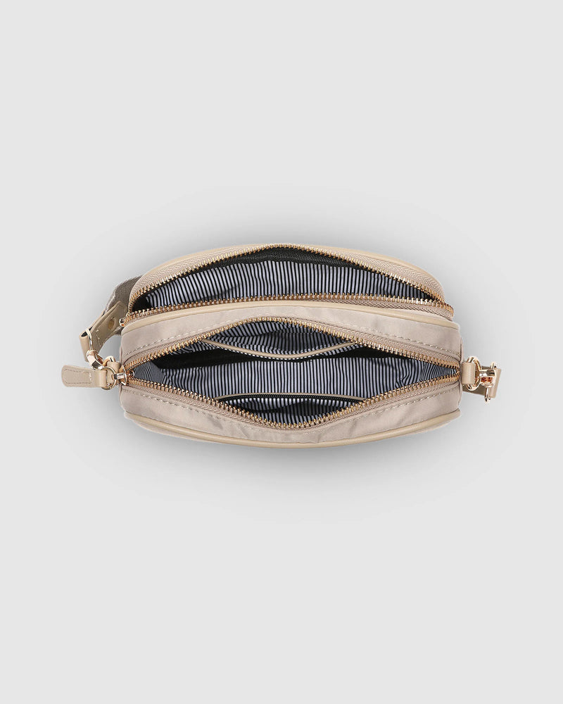 Louenhide - Cali Nylon Crossbody Beige