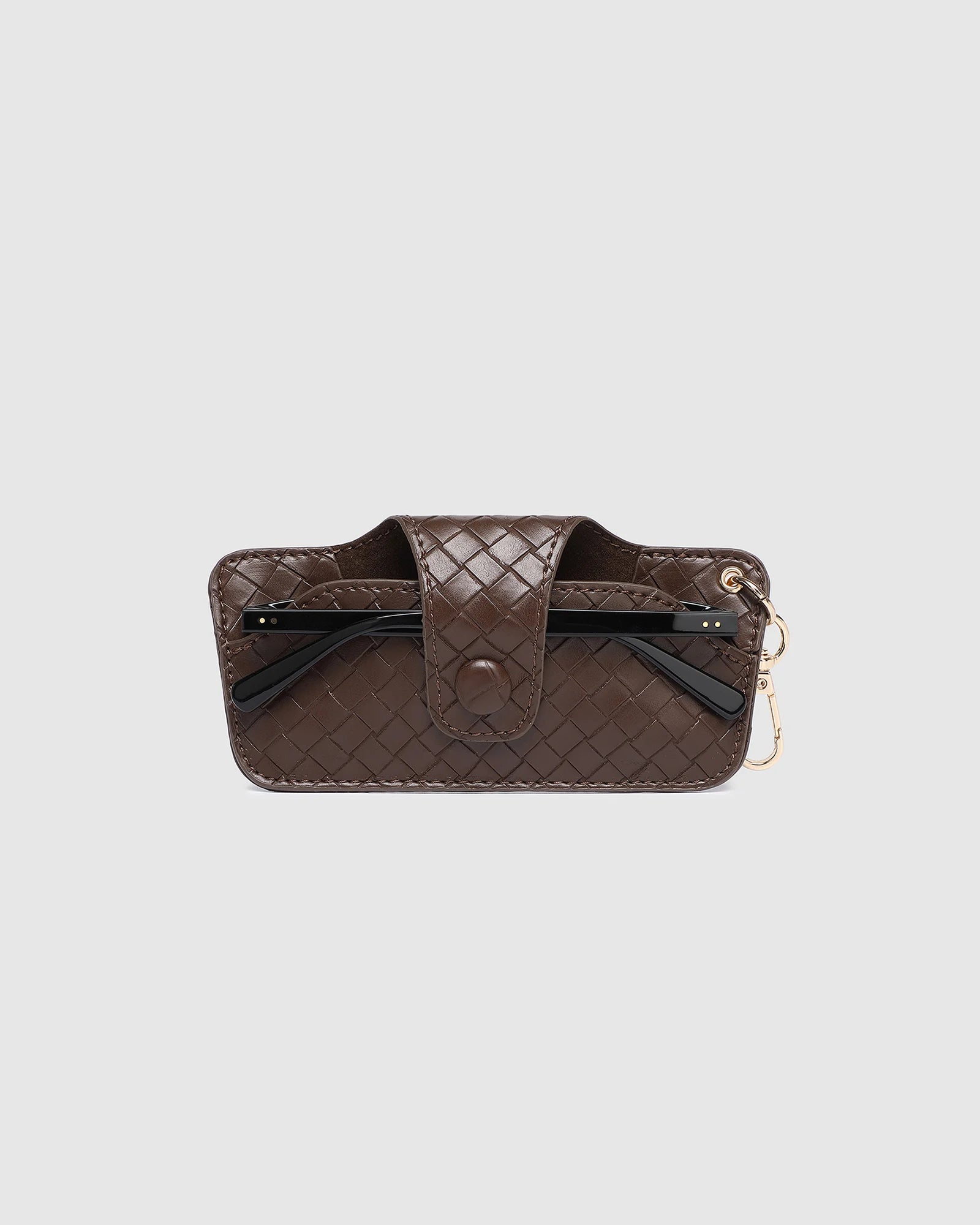 Louenhide - Skittle Sunglass Case Woven Chocolate