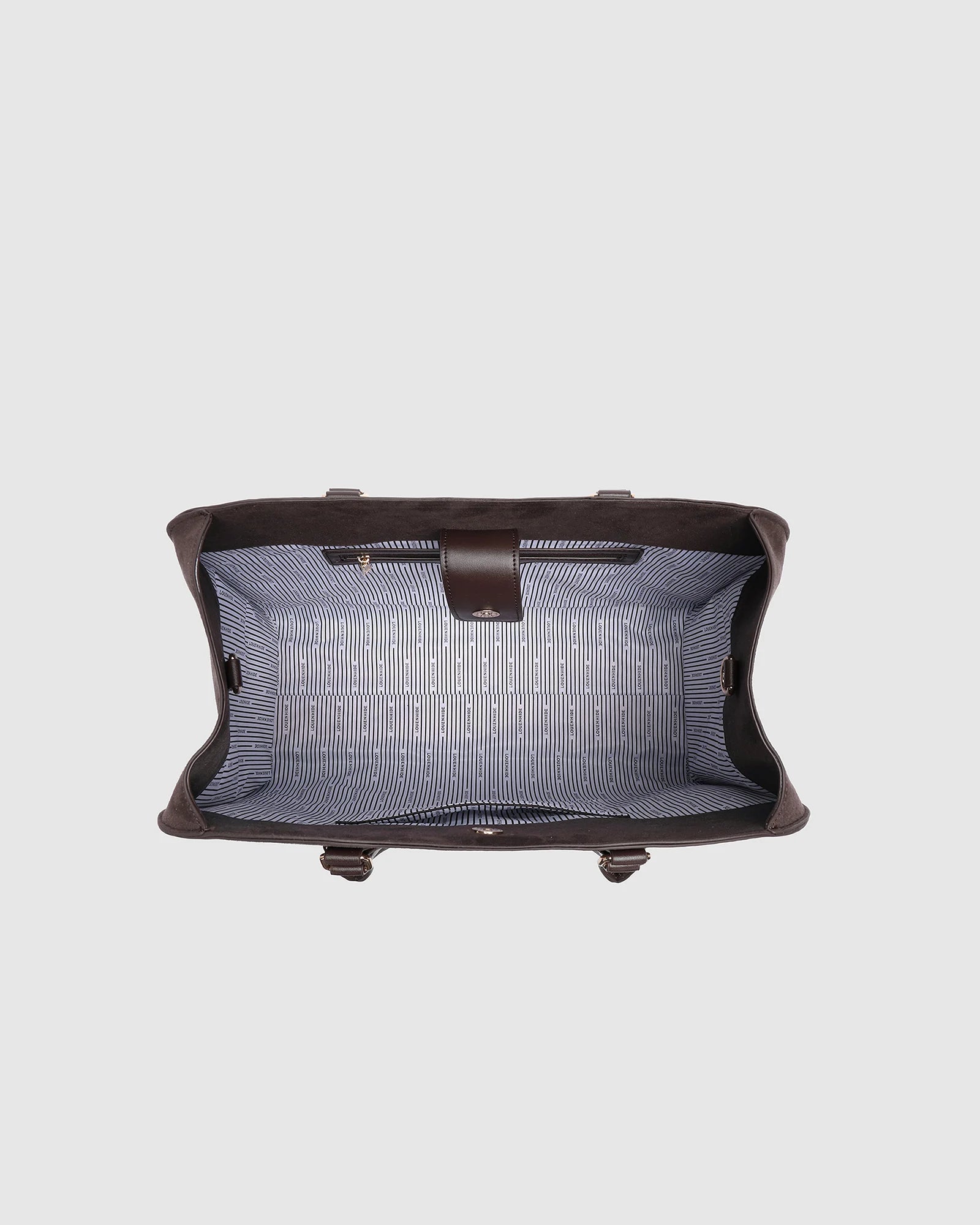 Louenhide - Blaire Tote Bag Suede Chocolate