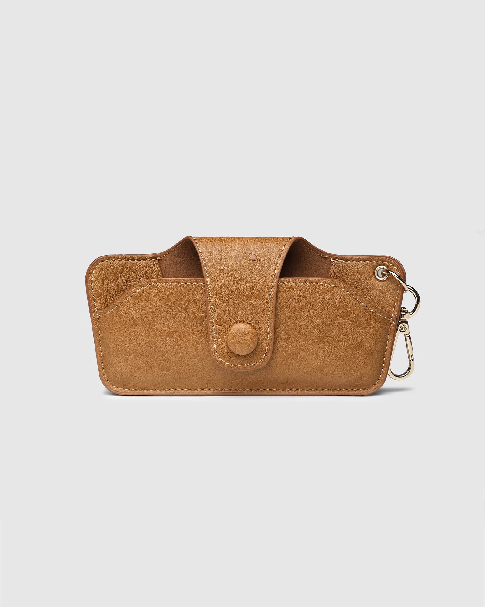 Louenhide - Skittle Sunglasses Case Ostrich Nutmeg
