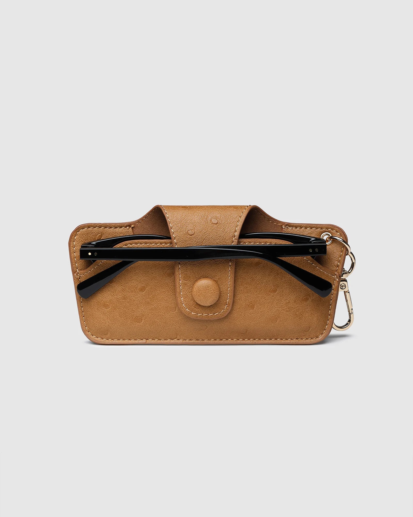 Louenhide - Skittle Sunglasses Case Ostrich Nutmeg