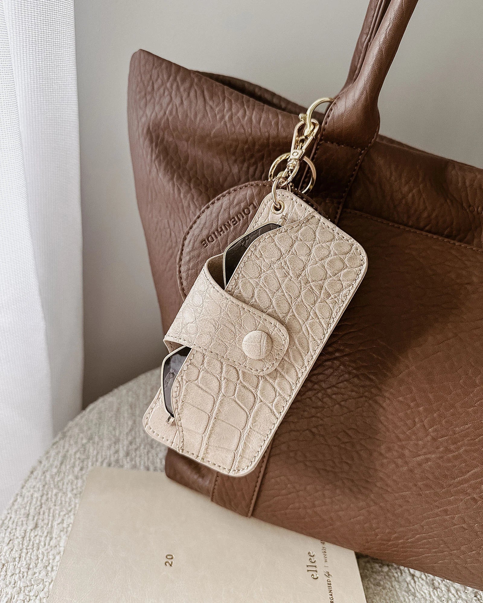 Louenhide - Skittle Sunglass Case Croc Butter