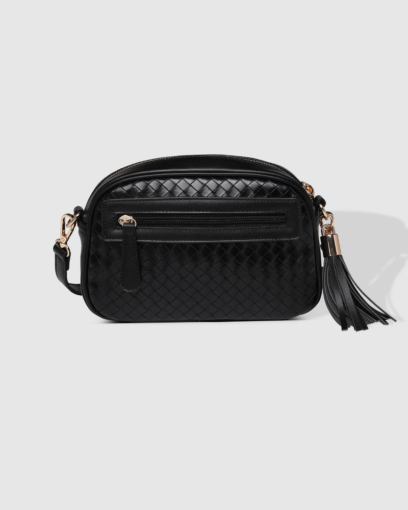 Louenhide - Jacinta Woven Crossbody Black