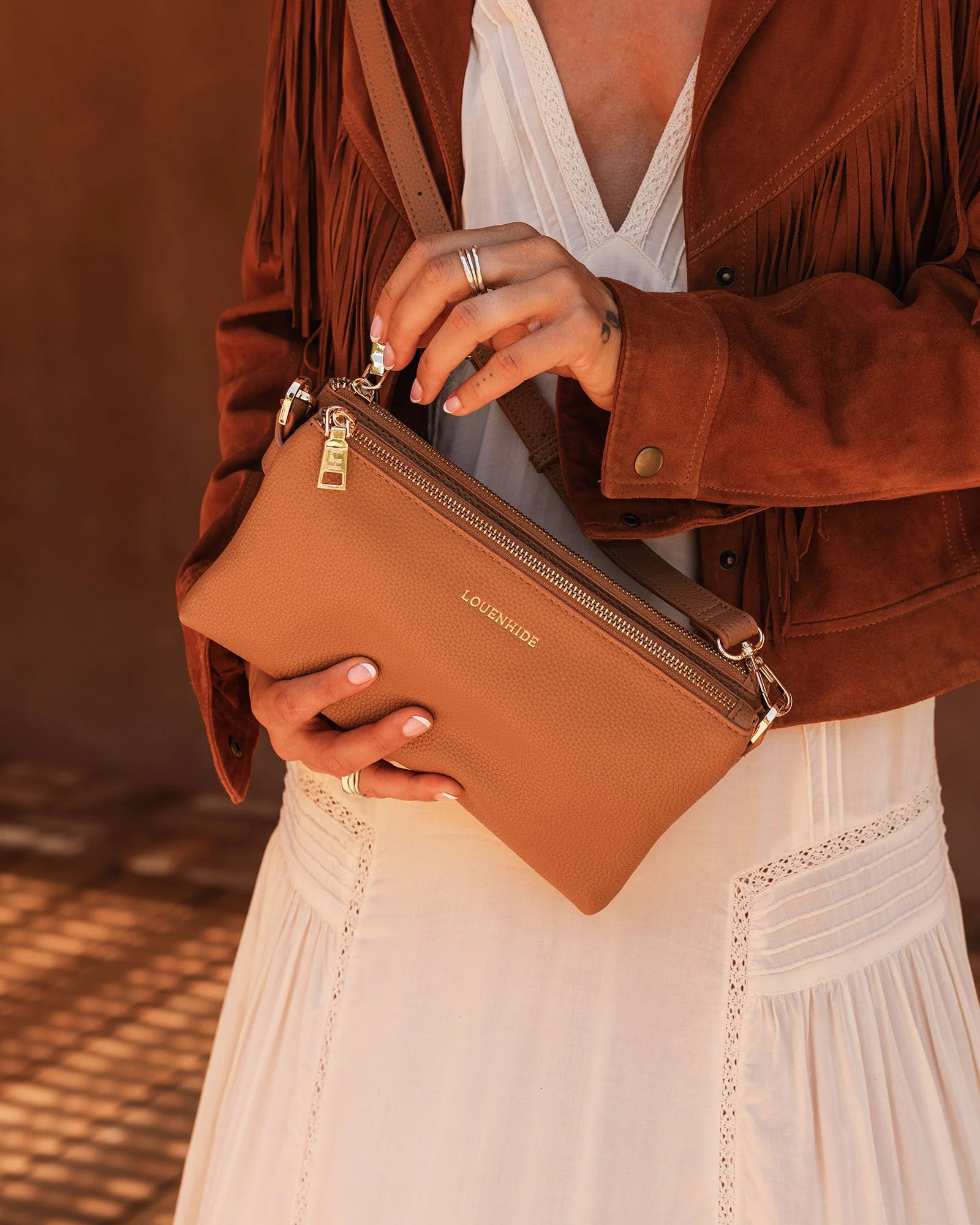 Louenhide - Millie Crossbody Bag Caramel