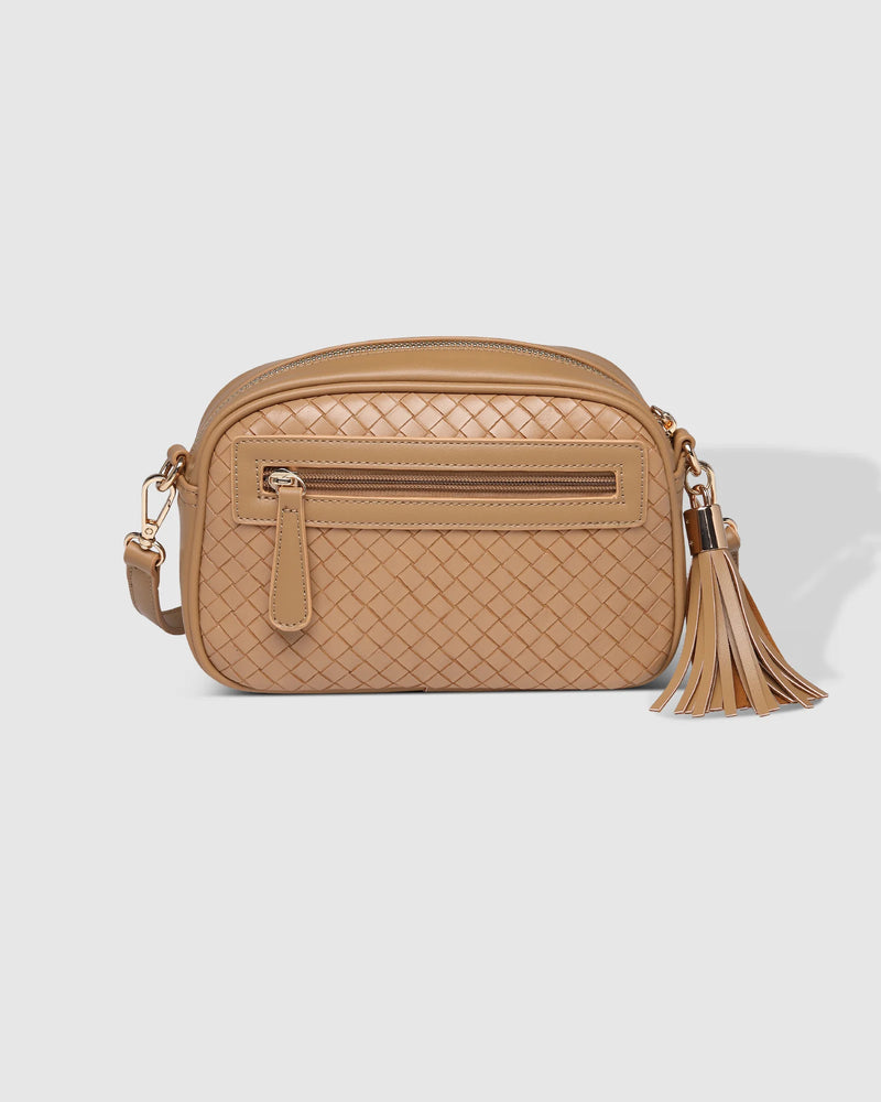 Louenhide - Jacinta Woven Crossbody Camel