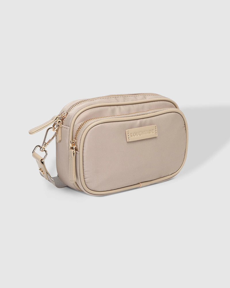 Louenhide - Cali Nylon Crossbody Beige