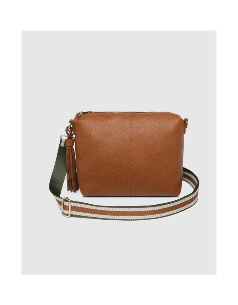 Louenhide - Daisy Stripe Crossbody Tan