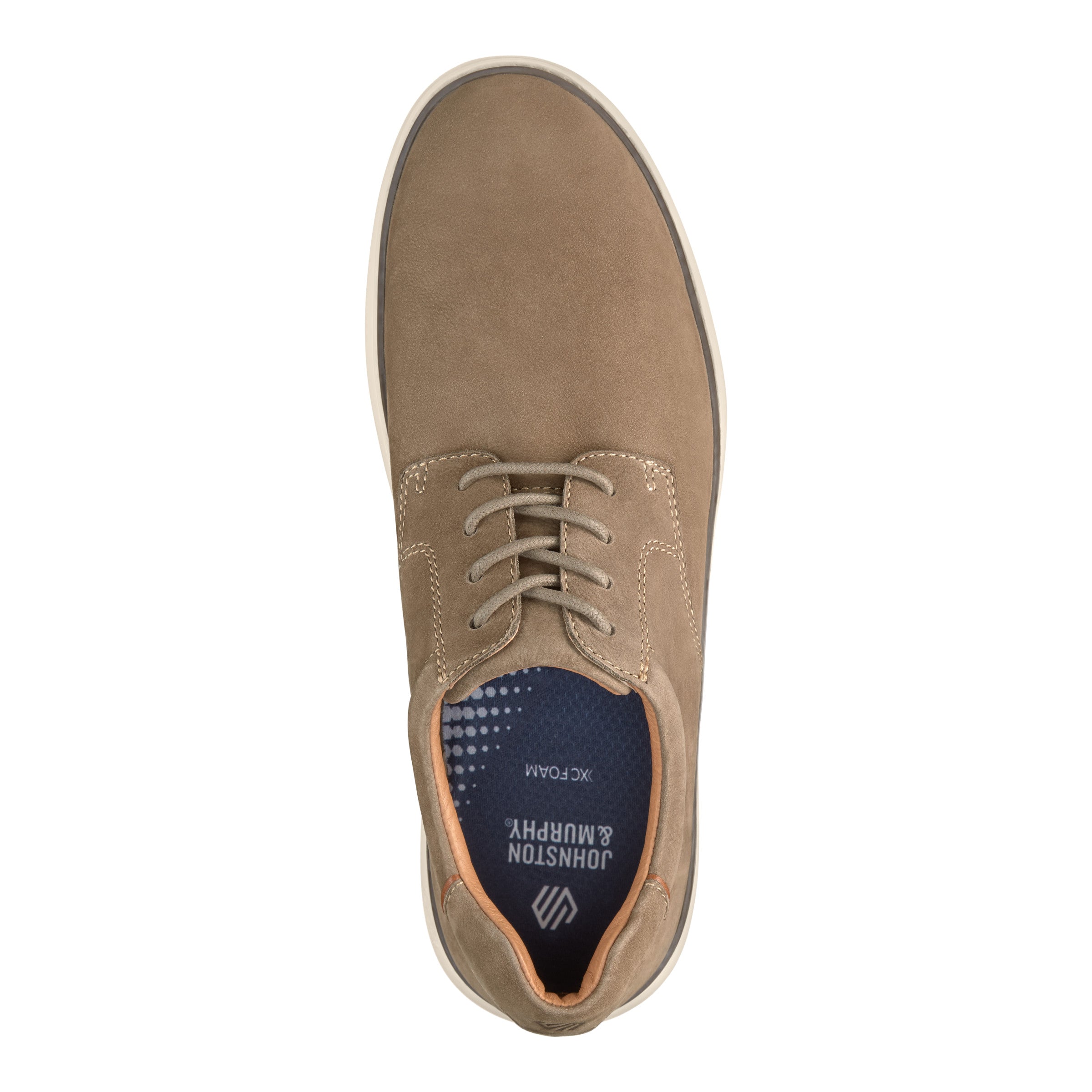 Johnston & Murphy - McGuffey 2 Taupe Tumbled Nubuck