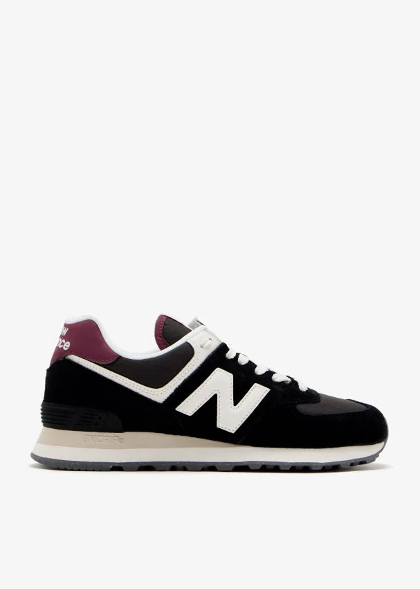 New Balance - WL574WBE Black White