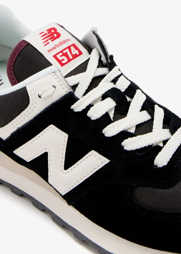 New Balance - WL574WBE Black White