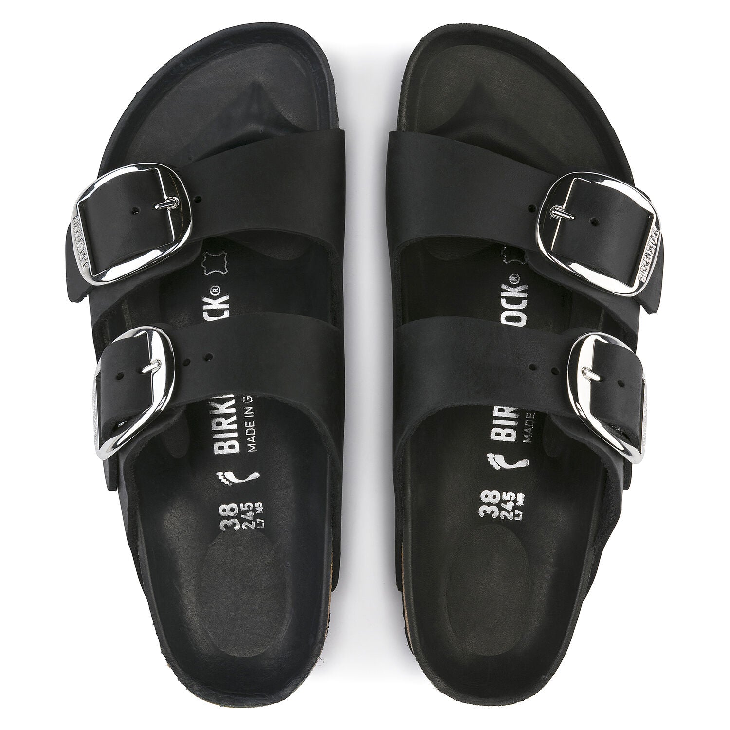 サンダル・ミュール BIRKENSTOCK 1011075 Sandals Sandalo Arizona Big Buckle in Arizona Big Buckle Nubuck Leather Sandcastle | BIRKENSTOCK
