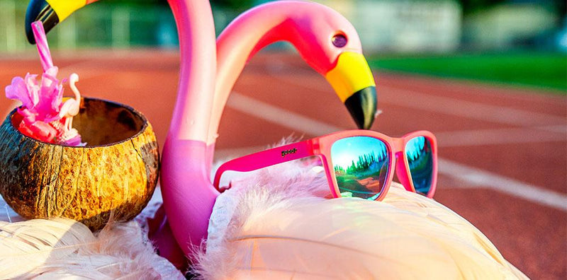 Goodr OGs - Flamingos On A Booze Cruise