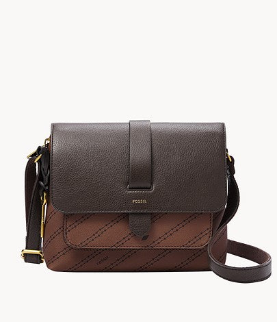 Fossil - Kinley Small Crossbody Brown/Black