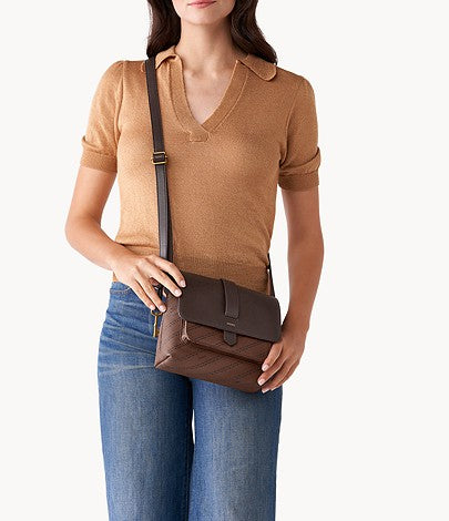 Fossil - Kinley Small Crossbody Brown/Black